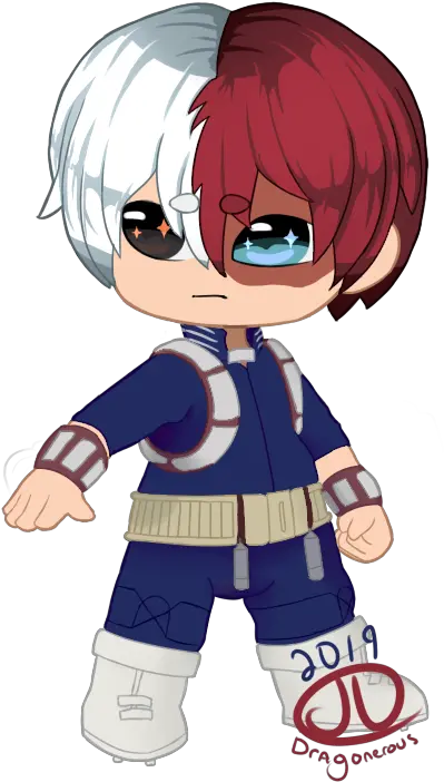 Todoroki Shouto Chiib Bnha Cartoon Png Todoroki Png