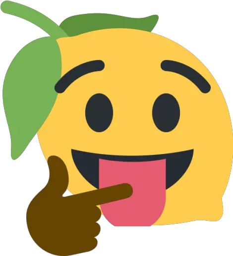 Sticking Tongue Out With Eyes Wide Open Discord Lemon Emoji Png Tongue Out Emoji Png