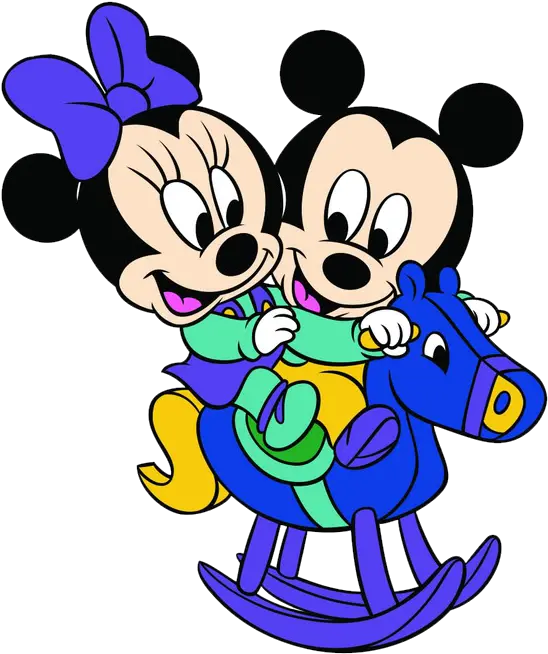 Baby Mickey Minnie Rocking Horse Mickey E Minnie Baby Mickeys And Minnies Babies Clip Art Png Baby Mickey Png png