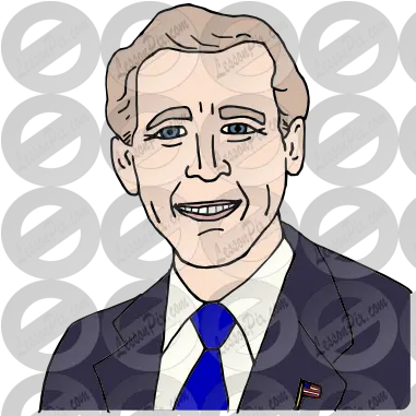 George W Bush Picture For Classroom Therapy Use Great Cartoon Png George Bush Png