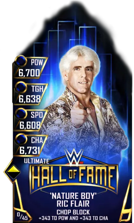 Ric Flair Wwe Supercard Season 1 Debut Wwe Supercard Wwe Supercard Hall Of Fame Cards Png Ric Flair Png