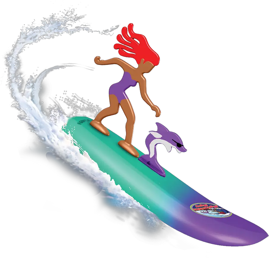 Surfer Dudes Surfer Dudes Wave Powered And Surfboard Toy Png Surfer Png