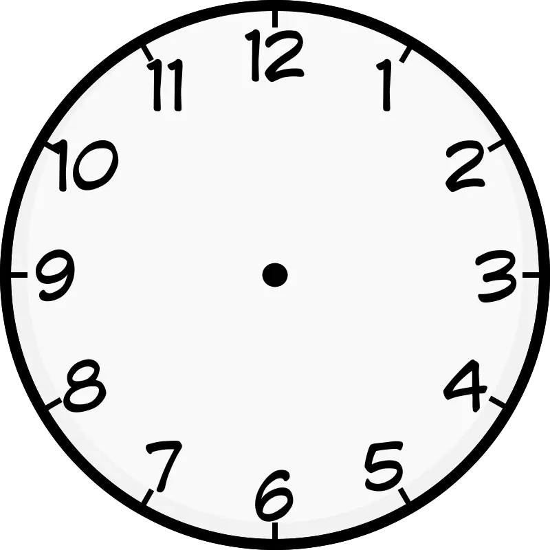 Clock Icon Png White