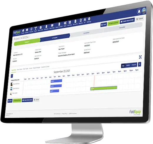 Project Based Field Service Management Software Technology Applications Png Portal Desktop Icon