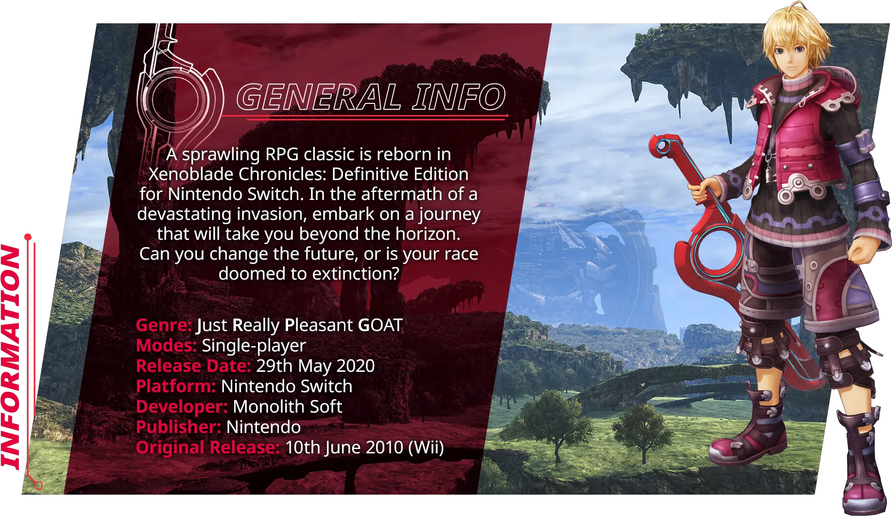 Xenoblade Definitive Edition Ot Itu0027s Reyn Time Again Flyer Png Xenoblade Logo
