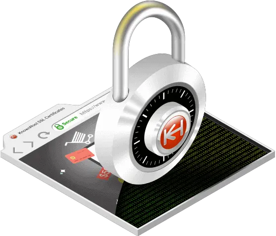 Ssl Certificate Combination Lock Png 3d Secure Icon