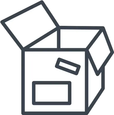 Blank Storage Box Graphic Vertical Png Storage Box Icon