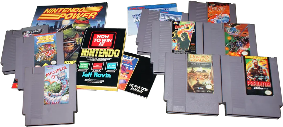 Nintendo Power Retro Video Gaming Nes Games Png Friday The 13th Game Png