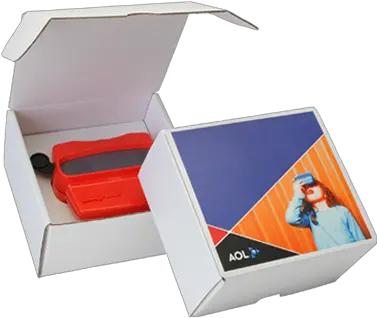 Create A Custom Reel With Retroviewer Cardboard Box Png Make An Aol Icon