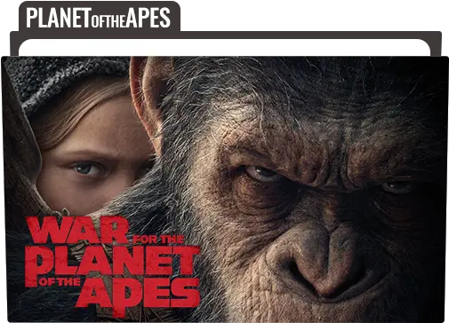 War For The Planet Of Apes Folder Icon Free Download War For The Planet Of The Apes Poster Hd Png Folder Icon Download