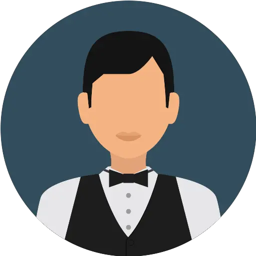 Waiter Vector Svg Icon Avatar Circle Profile Icon Png Waiter Png