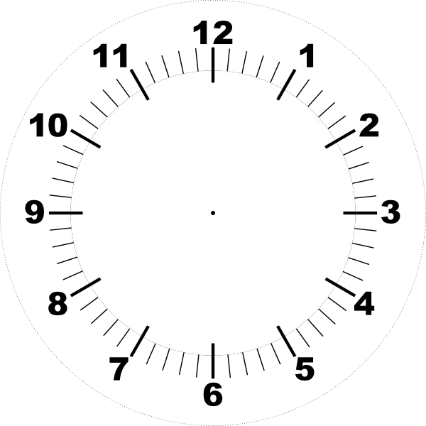 Blank Clock Png
