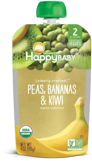 Peas Bananas U0026 Kiwi Banana And Peas Baby Food Png Kiwi Transparent