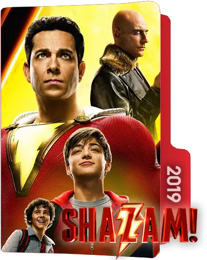 Shazam 2019 Folder Icon Designbust Shazam 2 Movie Png Shazam Png