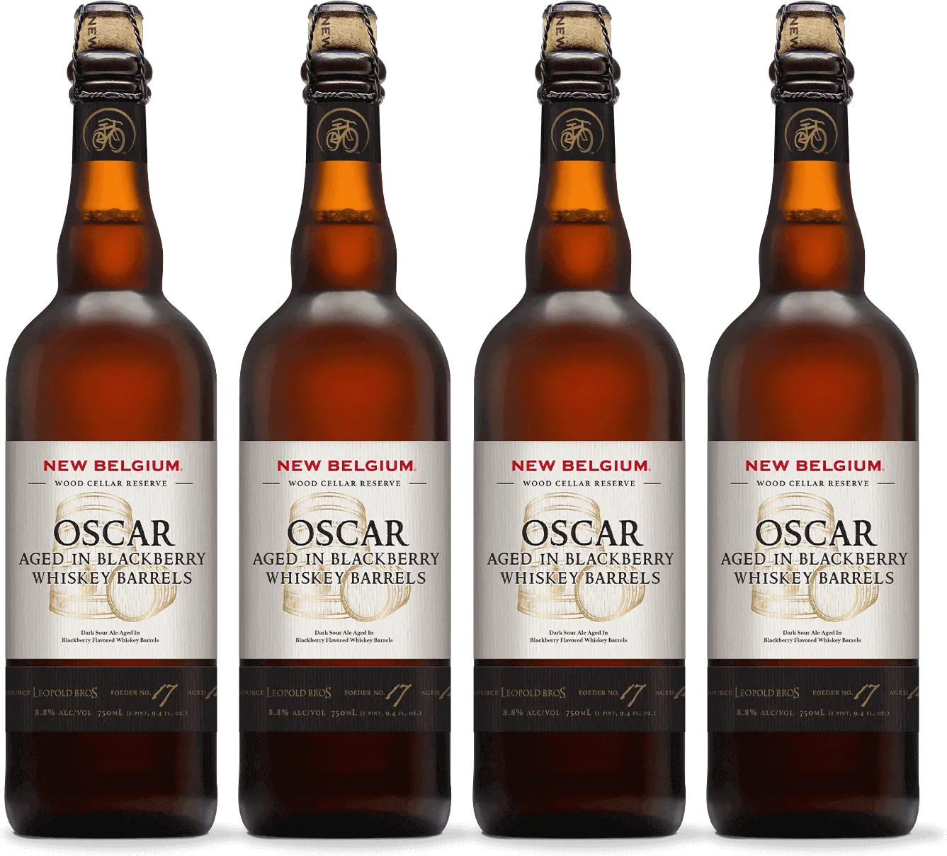 Oscar Aged In Blackberry Whiskey Barrels New Belgium Brewing Barware Png Oscar Transparent