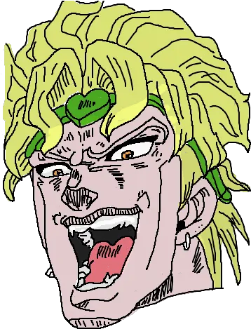 Layer Transparent Dio Brando Head Png Dio Png