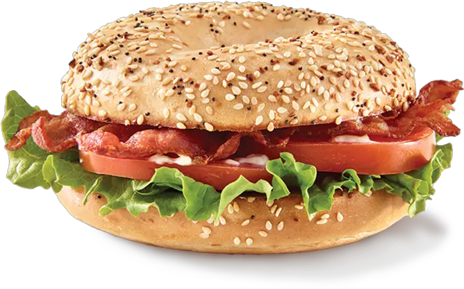 Bagel Transparent Background Png Blt Sandwich Png Bagel Transparent