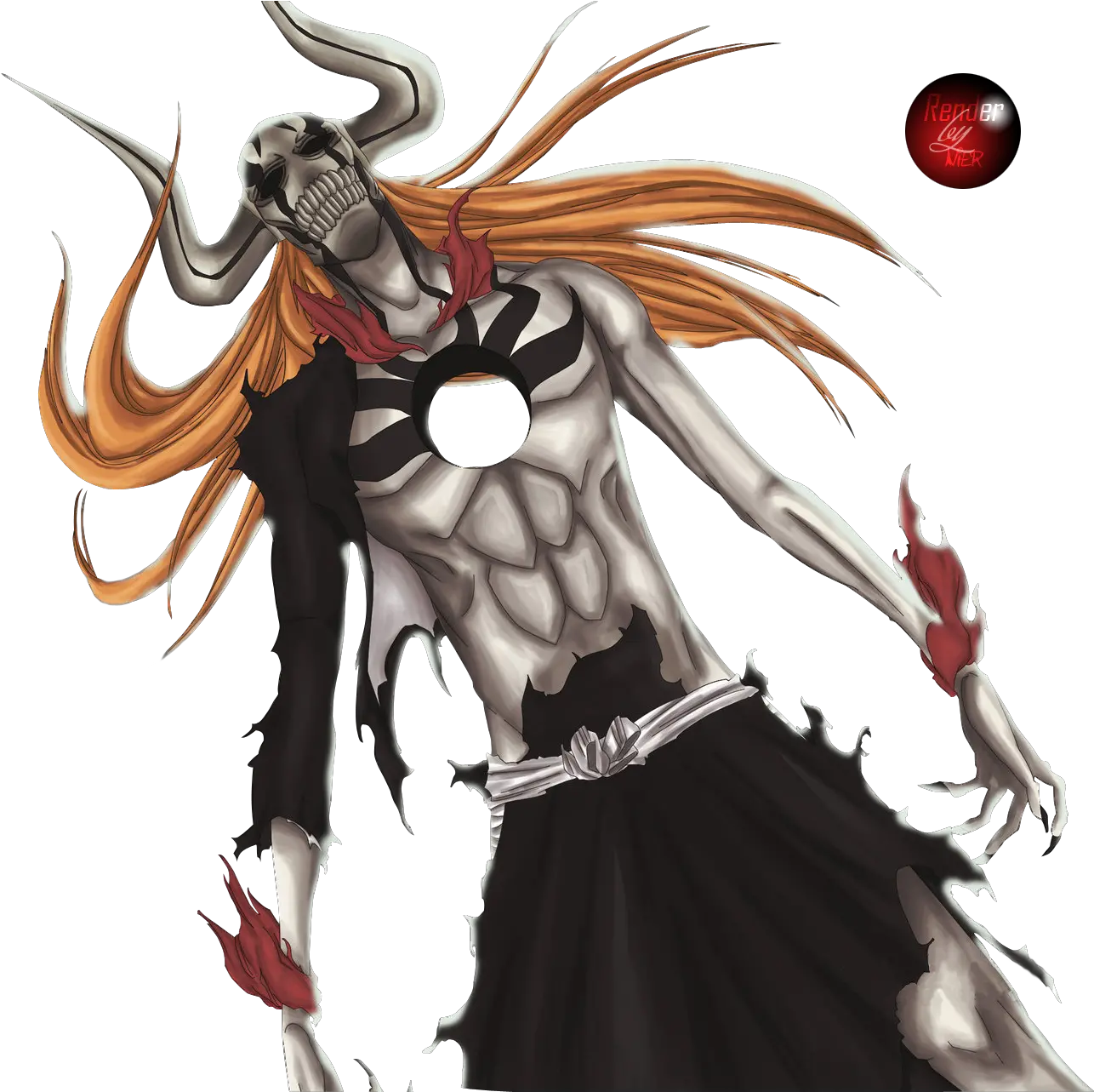 Bleach Ichigo Hollow Form Png Free Hollow Ichigo Png Bleach Transparent Background