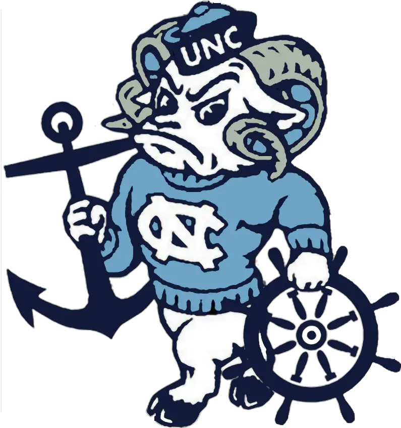 University Of North Carolina Unc Tar Heel Clipart Full North Carolina Tar Heels Mascot Png Unc Basketball Logos