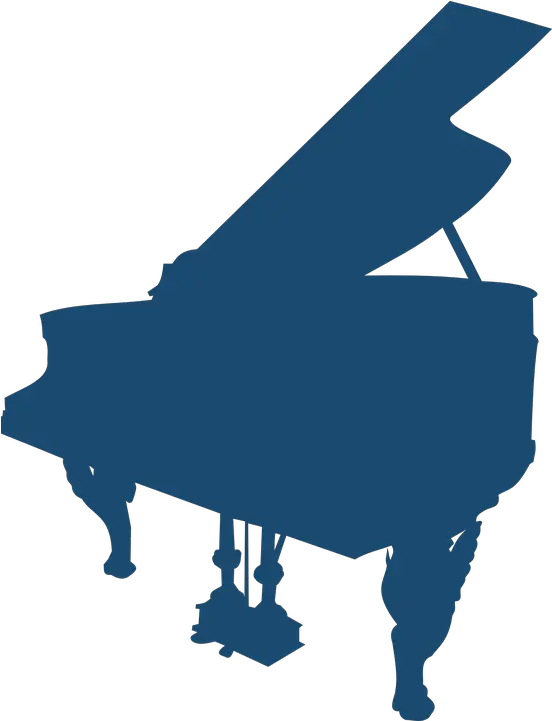 Piano Grand Instrument Free Vector Graphic On Pixabay Transparent Piano Silhouette Png Piano Png