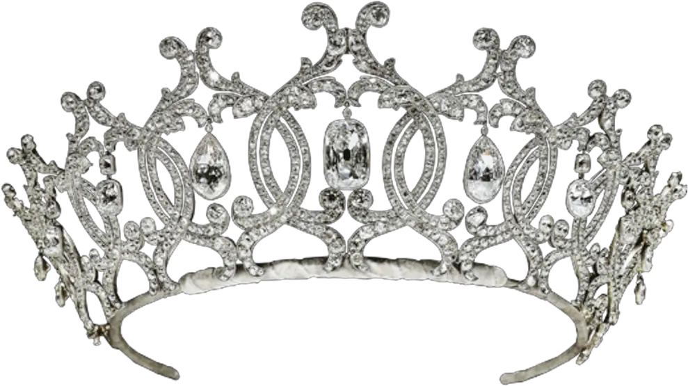 Silver Diamond Diadem Crown Brilliant Qween King Tiara Png Picsart Prince Crown Png