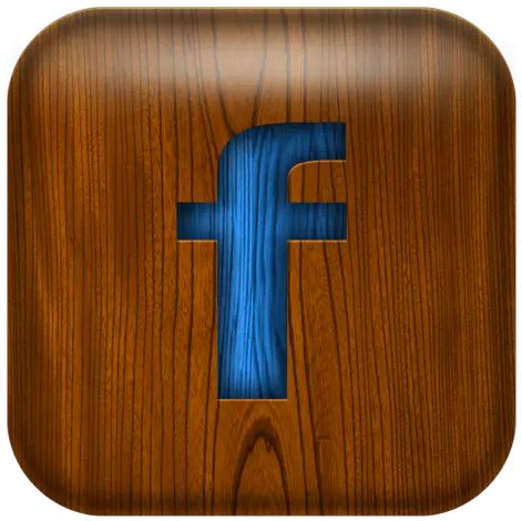 Facebook Icon Social Media Wood Icons Softiconscom Facebook Wood Png Facebook Icons Png