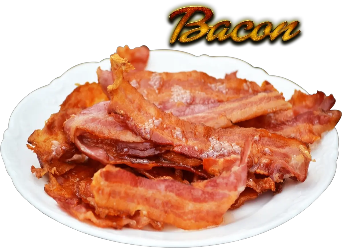 Download Bacon Plate Of Bacon Png Bacon Transparent Background