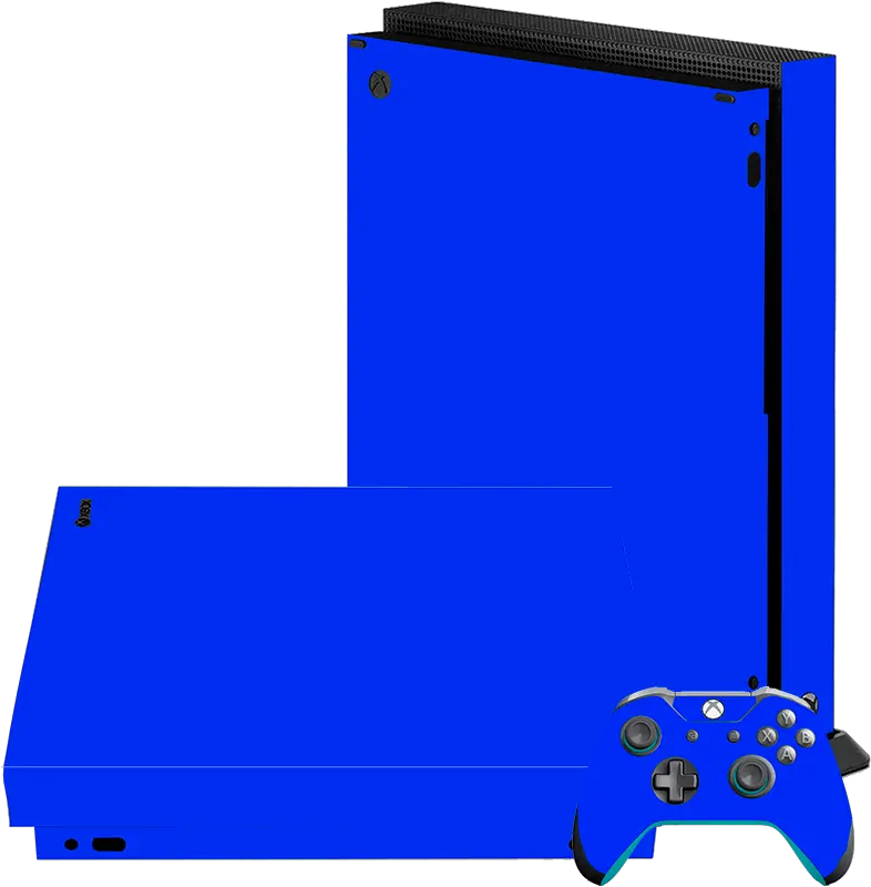 Solid Color Matte Blue Xbox One X Skin Console U0026 Controller Video Games Png Ps4 Joystick Icon