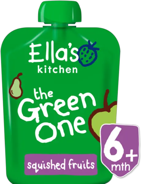 Ellau0027s Kitchen Fruit Smoothies Green One 90g Kitchen The Green One Png Smoothies Png