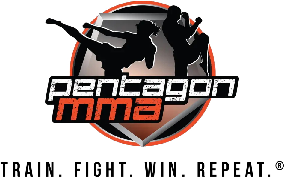 Pentagon Shape Png Pentagonmma Logo Trainfightwinrepeat Pentagon Mma Logo Pentagon Logo