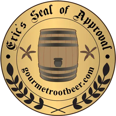 Ericu0027s Gourmet Root Beer Site Seal Of Approval Stave Png Mug Root Beer Logo