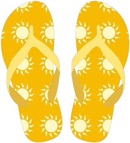 Sun Pattern Flip Flops Transparent Png U0026 Svg Vector File For Teen Flip Flops Transparent Background