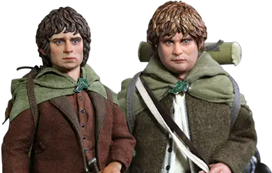 Sg Toys Frodo And Sam Set Lord Of The Ring Toys Frodo Baggins Action Figure Png Lord Of The Rings Png