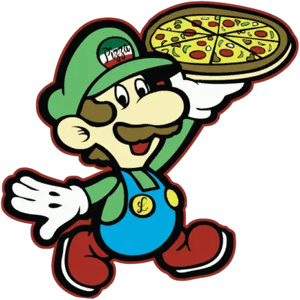 Luigi Pizza Team Fortress 2 Sprays Luigi Pizza Png Luigi Transparent