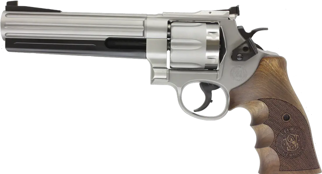 Revolvers Smith Wesson 45 Nickel Plated Revolver Png Revolver Png