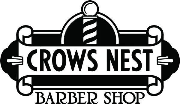 Crows Nest Barber Shop Crows Nest Barbershop Logo Png Barber Shop Logo