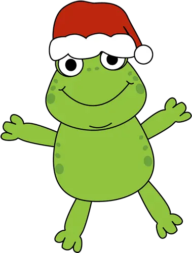 Kermit The Frog Christmas Clipart Frog Wearing A Santa Hat Png Kermit Png