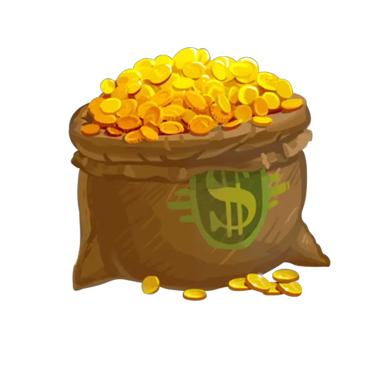 Gold Coins Fall Out Of Bag Png Image Free Download Searchpngcom Bag Of Gold Png Gold Coins Png