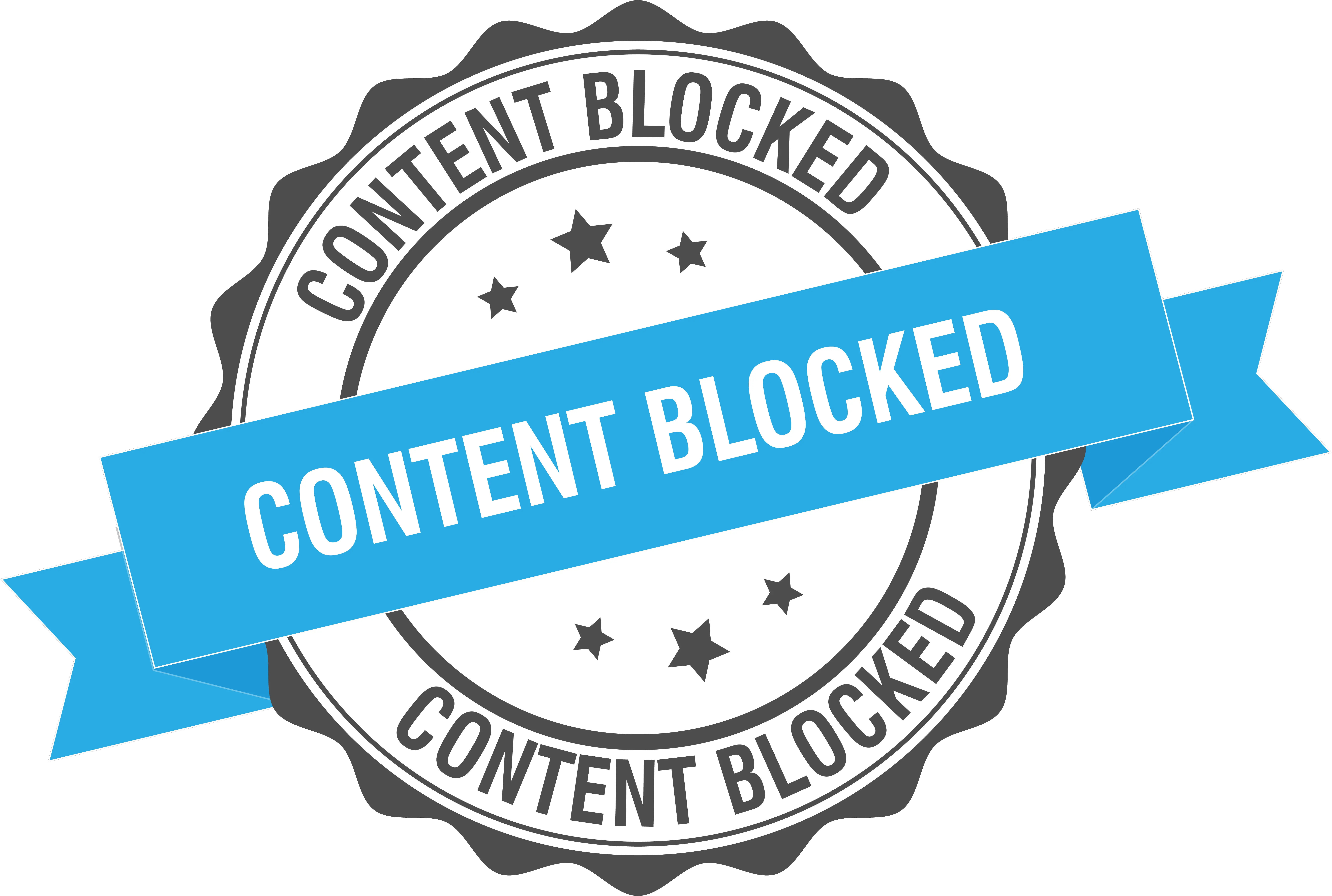 Content Blockedcensored Webpurify Profanity Filter Emblem Png Censored Png