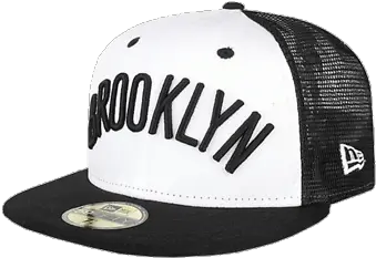 New Era Brooklyn Nets 5950 Team Word Arch Black Basketball Snapback Ne80127657 Ebay Baseball Cap Png Brooklyn Nets Logo Png