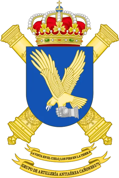 Fileair Defence Canon Artillery Group I 71 Spanish Army Army Coat Of Arms Png Canon Png