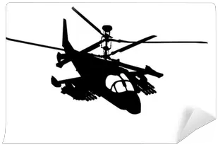 Wall Mural Russian Ka 52 Hokum B Attack Helicopter Attack Helicopter Silhouette Png Attack Helicopter Icon