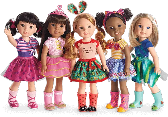 Download American Girl Introduces New Dolls That Celebrate Wellie Wishers Png Doll Transparent Background