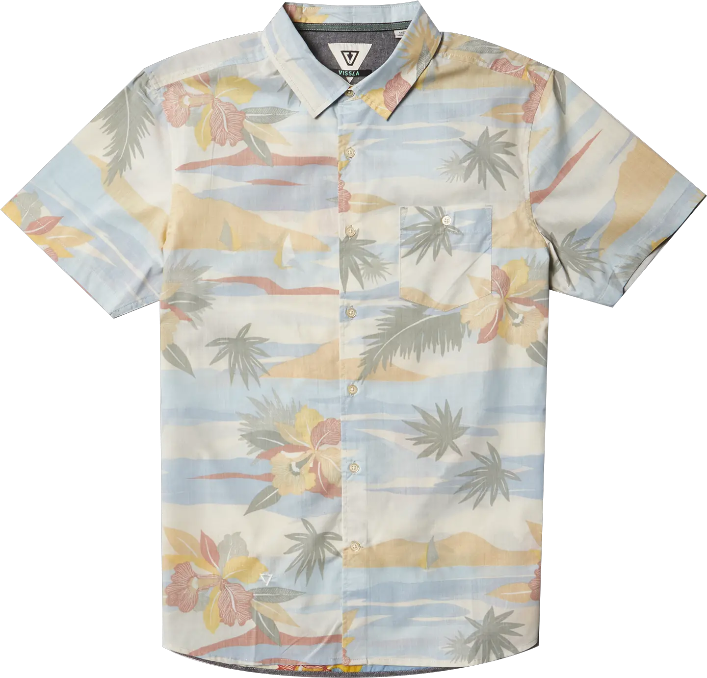 Dreamland Ss Eco Shirt Vissla Vissla Dreamland Eco Shirt Png Hawaiian Shirt Png