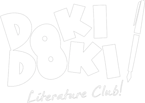Doki Literature Club Steamgriddb Youtube Premium Logo White Png Doki Doki Literature Club Transparent
