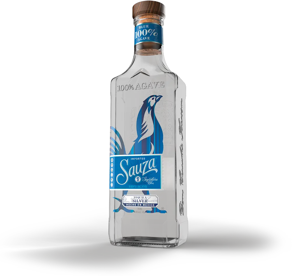 Download Sauza Signature Blue Silver Sauza Conmemorativo Plata Png Tequila Bottle Png