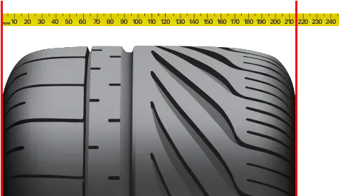 Tire Dimensions And Measurements Width Of A Tire Png Tire Tread Png