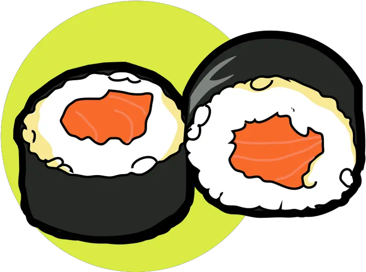 Sushi Roll Social Video Clipart Full Size Clipart California Roll Png Sushi Roll Png