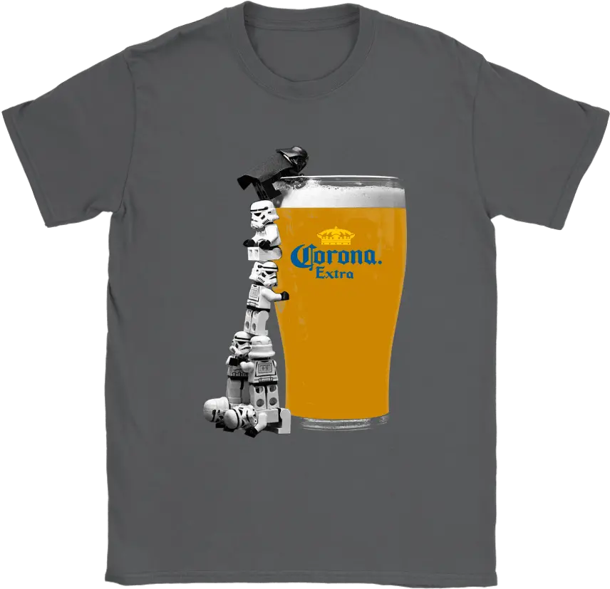 Darth Vader And Stormtrooper Lego Shirt To First Fathers Day Png Corona Beer Png