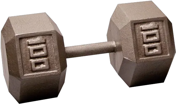 Cast Hex Dumbbells Single Professional Gym Quality By Body Solid Pesas De 100 Libras Png Dumbell Png